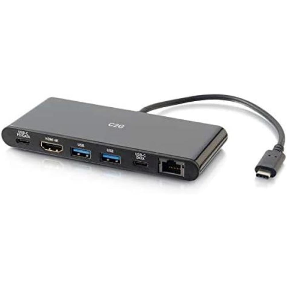 C2G 88846 USB-C Docking Station with 4K HDMI Ethernet USB and Power Delivery - Docking station - USB-C