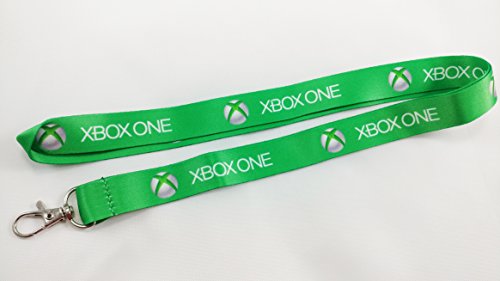 Xbox One Green Lanyard with clip for keys or id badges, Perfect for all Xbox One fans, Call of Duty Fans, Gears of War fans,Titan Fall fans and more