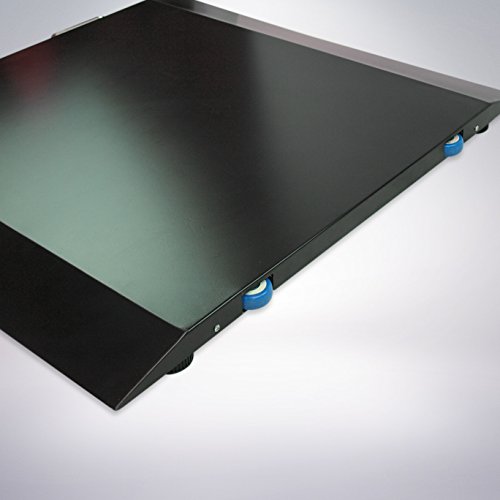 Heavy Duty Digital Portable Floor Wheelchair Scale, All-metal Contruction and Platform with Ramp Medical Electronic