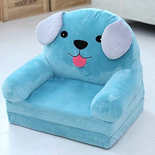 Children's Sofa Backrest Chair Stuffed Plush Toy Kids Toys Baby Learning Chair Infant Foldable Seat Feeding Chair for Teens/Toddlers/Baby