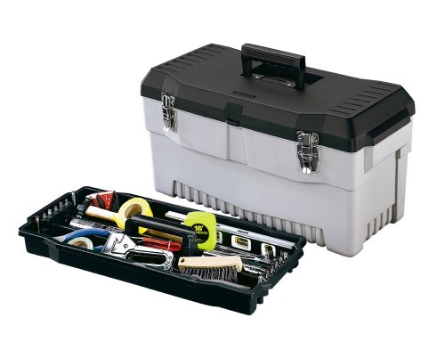 Stack-On PB-23 23-Inch Pro Tool Box, Black/Gray