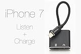 iPhone 7 Adapter and Splitter - 2 in 1 Lightning Adapter (Charging + Listening)