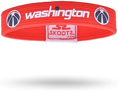 Officially Licensed NBA Wristbands (Small, Washington Wizards)