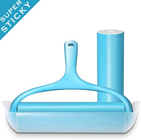 Sticky Lint Roller,Reusable Washable Adhesive Lint Remover Brush for Pet Hair, Floor, Carpets, Clothes, Furniture, Sofa, Dust, Car (Large)