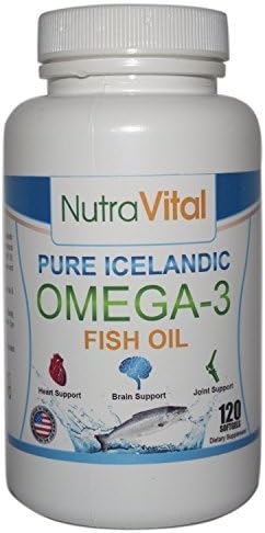 NutraVital Omega-3 Fish Oil (Fatty Acid 1200mg) - Bovine Gelatin (120ct)