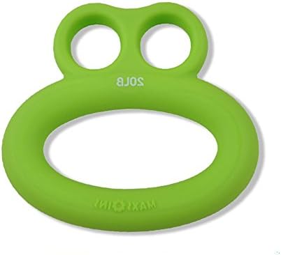 Professional Rehabilitation Silicone Rings ,Silicone Hand Grip Strengthener Resistance Exercise Rings - Physical Therapy &amp; Stress Relief ,Computer Users-&amp; Muscle Rehabilitation (green-20 lb)