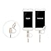 [Apple MFi Certified] 2 in 1 Dual Lightning USB Cable 3ft 1 M, HUNDA Nylon Braided USB Connector for Any Android and Apple Devices such as iPhone, iPad , Samsung, HTC, Nexus,Sony and more (Gold)