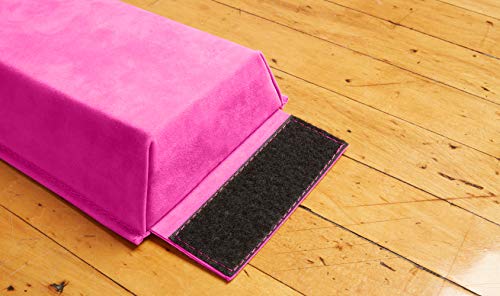 5 ft Sectional Balance Beam - Extra Firm Sectional Gymnastics Beam - Practice Gymnastics Equipment for Home - The Safe Balance Beam for Kids (Pink)