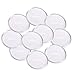10 Removable Super Sticky Gel Pads. Round Crystal Clear, Multipurpose Gripping Pads, Washable, Does not Leave Any Residue. Stick to Any Flat Surface