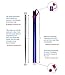 finessCity Chopsticks, 1 Pair of Chopstick, Titanium Chopsticks with Aluminium Case (Purple)