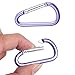 GLOUE Aluminum D-ring Locking Carabiner Keychain Spring Clip Lock Carabiner Hook Outdoor Camping Equipmengt - Professional Outdoor Camping Equipment - caribeaner,Lock Buckle(20PCS)