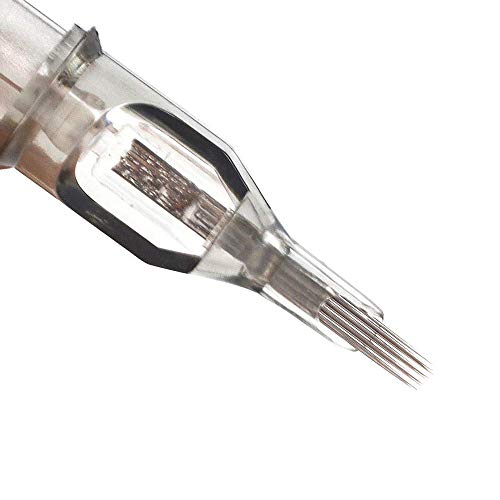 Romlon Tattoo Cartridge Needles 80PCS Professional Disposable Mixed Tattoo Needle Cartridges 3RL 5RL 7RL 9RL 5M1 7M1 9M1 11M1 Size for Tattoo Machine, Tattoo Kits, Tattoo Supplies