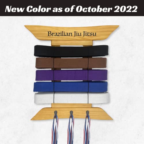 Brazilian Jiu Jitsu Belt Display BJJ Belt Rack for 5 Belts Plus
