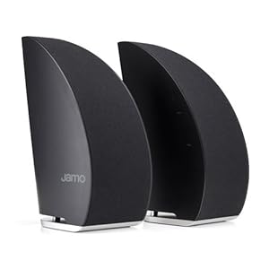 Jamo DS5 40 W luidspreker (2.0 kanalen, bekabeld & draadloos, Bluetooth, 40 W, 60 – 15000 Hz, zwart)