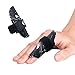 Kuangmi Finger Sleeve Support Protector Finger Splint Brace Use for Pain Relief and Preventing Sports Injuries（S/M, Black