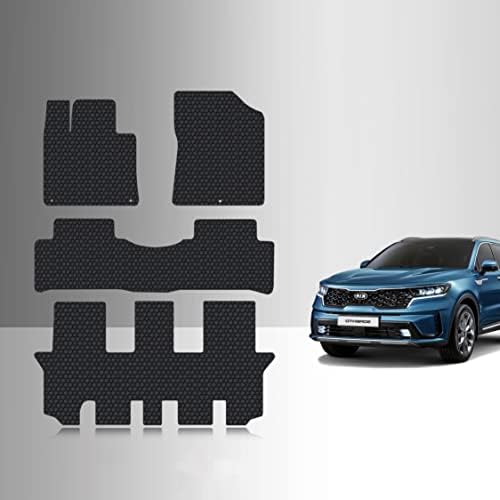 ToughPRO All-Weather Floor Mats For Acura MDX 2007-2013 - Black, Includes 3rd Row