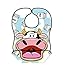 Dexbaby Big Mouth Cow Leak-Proof Dura Bib w/ Catch-All Pocket - Large | 6 months +