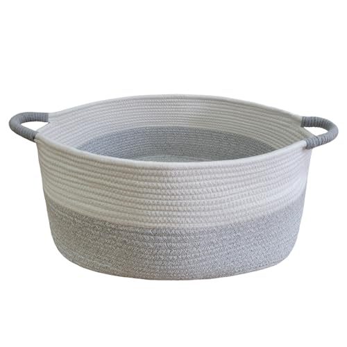 Medium Rope Basket Handles Medium Bohe Storage