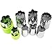 ONUPGO Vegetable Cutters Shapes Set - Cookie Cutters Fruit Mold Cheese Presses Stamps for Kids Shaped Treats Food Making Cute Cutouts for Customizing