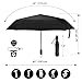 SJXING Travel Umbrella Windproof Compact Folding Portable Auto Open Close Mini Lightweight Sun&Rain Umbrella with Teflon Coating