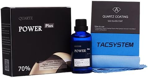 TAC SystemsQuartz Power Plus 50ml Kit - Glass Vehicle Paint Coating, Up to 2 Years Durability