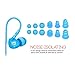 MEE audio Sport-Fi M6 Noise Isolating In-Ear Headphones with Memory Wire (Teal)