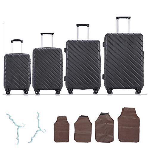 Semper Hardside Luggage Sets with 4 Spinner Wheels, 4Piece