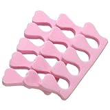 20pcs Nail Art Salon Soft Finger Toe Separator Pedicure Manicure Tool Pink