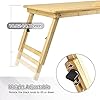 Zipom-100-Portable-Bamboo-Laptop-Stand-Foldable-Desk-Notebook-Table-Laptop-Bed-Tray-Bed-Table-Flower-Style-design-play-games-on-bed-Table-with-Drawer-flat-275in Zipom 100% Portable Bamboo Laptop Stand Foldable Desk Notebook Table Laptop Bed Tray Bed Table, play games on bed Table…