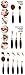 BeautyKate Set of 5 pcs Toothbrush Style Eyebrow Brush Foundation Eyeliner Makeup Brushes (Rose-golden) + 1pcs Cleaning Makeup Brushegg (Pink)
