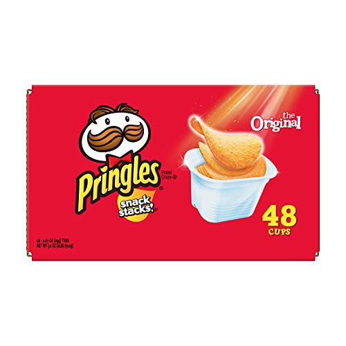 Pringles Snack Stacks Potato Crisps Chips, Original Flavored, 32 oz (48