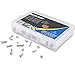 Glarks 510 Pieces Pan Head Stainless Steel Screws Nuts Lock and Flat Gasket Washers Assortment Kit