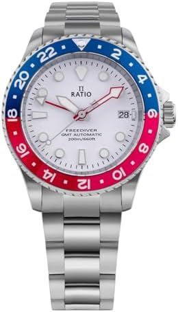 Amazon.com: Sugess SEESTERN Titanium Series, GMT, Blue, NH34