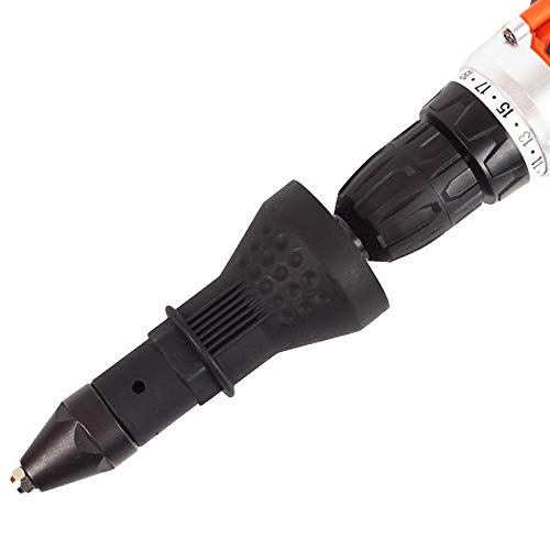 image for Yakamoz 1/4 Inch Hex Shank Blind Rivet Nut Drill Adapter Converter Con