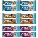 Quest HERO Protein Bar Variety Pack Vanilla Chocolate Blueberry 4 of Each Flavor