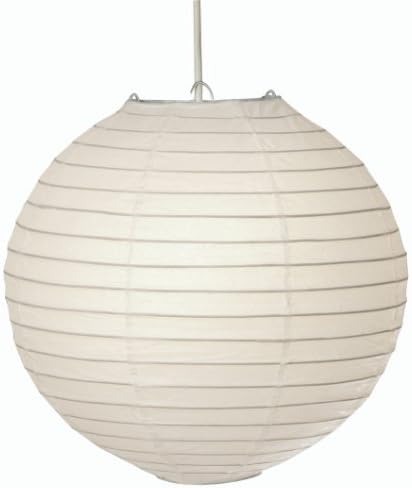 Oaks Lighting Round White Paper Lantern 14 Inch diameter