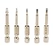 Pixnor 5pcs Magnetic Triangle Head Screwdriver Bits Tip Set S2 Steel 1/4
