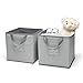 Delta Children 2 Count Nursery Organizer Bin Set, Dove Grey