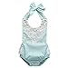 Rainbowlight Baby Girls Kid Halter Lace Romper Backless Sunsuit Jumpsuit Dress (12M)
