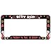 Betty Boop Red Star Black Car Truck License Plate Frame Universal Fit
