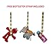 Premium Quality Baby Pacifier Clip (4 Pack) for Boys and Girls | FREE Bottle Holder