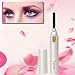 Heated Eyelash Curler,Mini Electric Eyelash Curler Brush,Eyelash Curler with Comb Long Lasting Curled,Portable Electric Makeup Eye Lashes Brush (White)