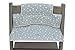 JYOKO Kids Cushion Made Cotton 100% Compatible with Stokke Tripp Trapp high Chair (White Star)