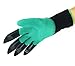 Garden Genie Gloves, Inf-way Right Hand Claws Gardening Gloves, Quick & Easy to Dig & Plant, Safe for Rose Pruning - As Seen On TV (Right Hand Claw 1 pair)