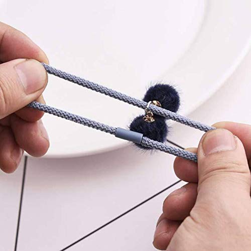 Wall of Dragon 2018 New Pompom Elastic Hair Bands Rope Women Girls Hairball Hair Ties Accessories Ponytail Holder Scrunchy Feminine Gift
