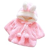 Muxika Fashion Baby Girl Fur Winter Warm Coat Cloak