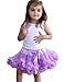 LULLABY KIDS Toddler Girl's Dance Tutu Skirts Multi-Layer Party Birthday Tutu Dress, Lavender, M