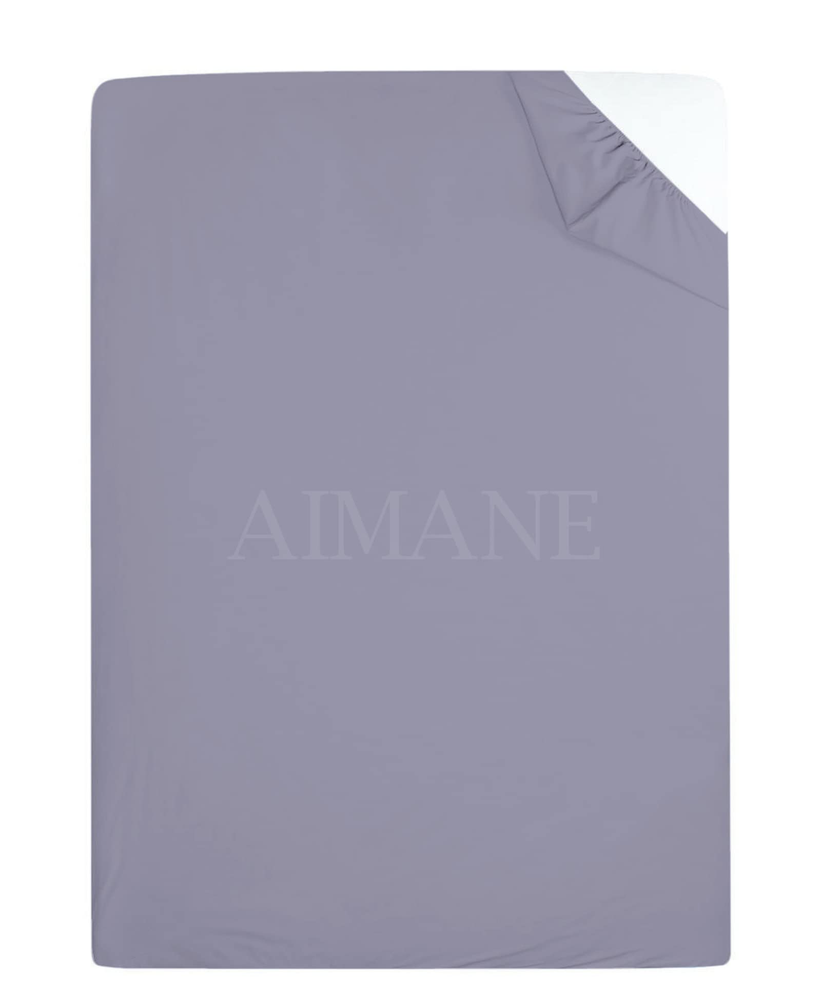 Percale Easy Care Polycotton Bunk Bed Fitted Sheet 2ft 6" (76cmx190cm) Perfect for Camp Kids Bunk Beds/RVs/Guest Beds/Caravan Campervan/Small Single Bed (Grey) — image 1