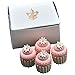 THE QUEEN'S TREASURES 18 Inch Doll Bakery Food Accessory, 4 Piece Mini Cupcakes Packaged with Authentic Bakery Box, Compatible with American Girl Pastry Bake Shop & Kitchen Furniture