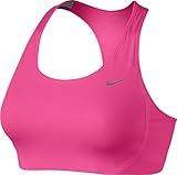 Nike Women's Dri-Fit Victory Shape High Support Sports Bra-Vivid Pink-XS